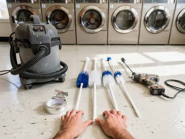 Commercial-grade dryer vent cleaning by North Miami Dryer Vent Cleaning in North Miami