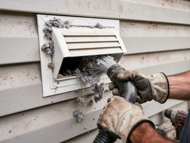 Professional dryer vent cleaning by North Miami Dryer Vent Cleaning in North Miami