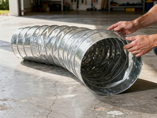 North Miami Dryer Vent Cleaning specialist using advanced equipment for thorough duct cleaning in North Miami