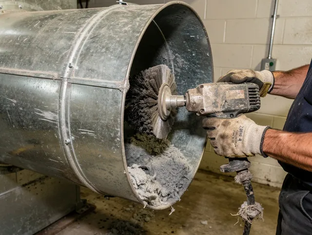 Industrial-grade dryer vent cleaning by North Miami Dryer Vent Cleaning in North Miami
