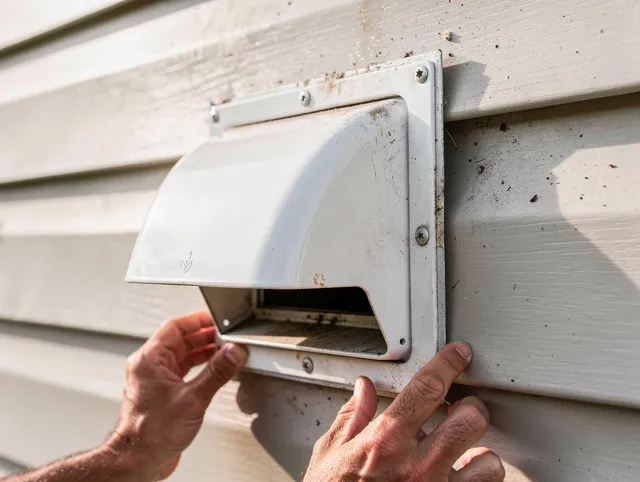 North Miami Dryer Vent Cleaning technician delivering thorough residential dryer vent cleaning service in North Miami